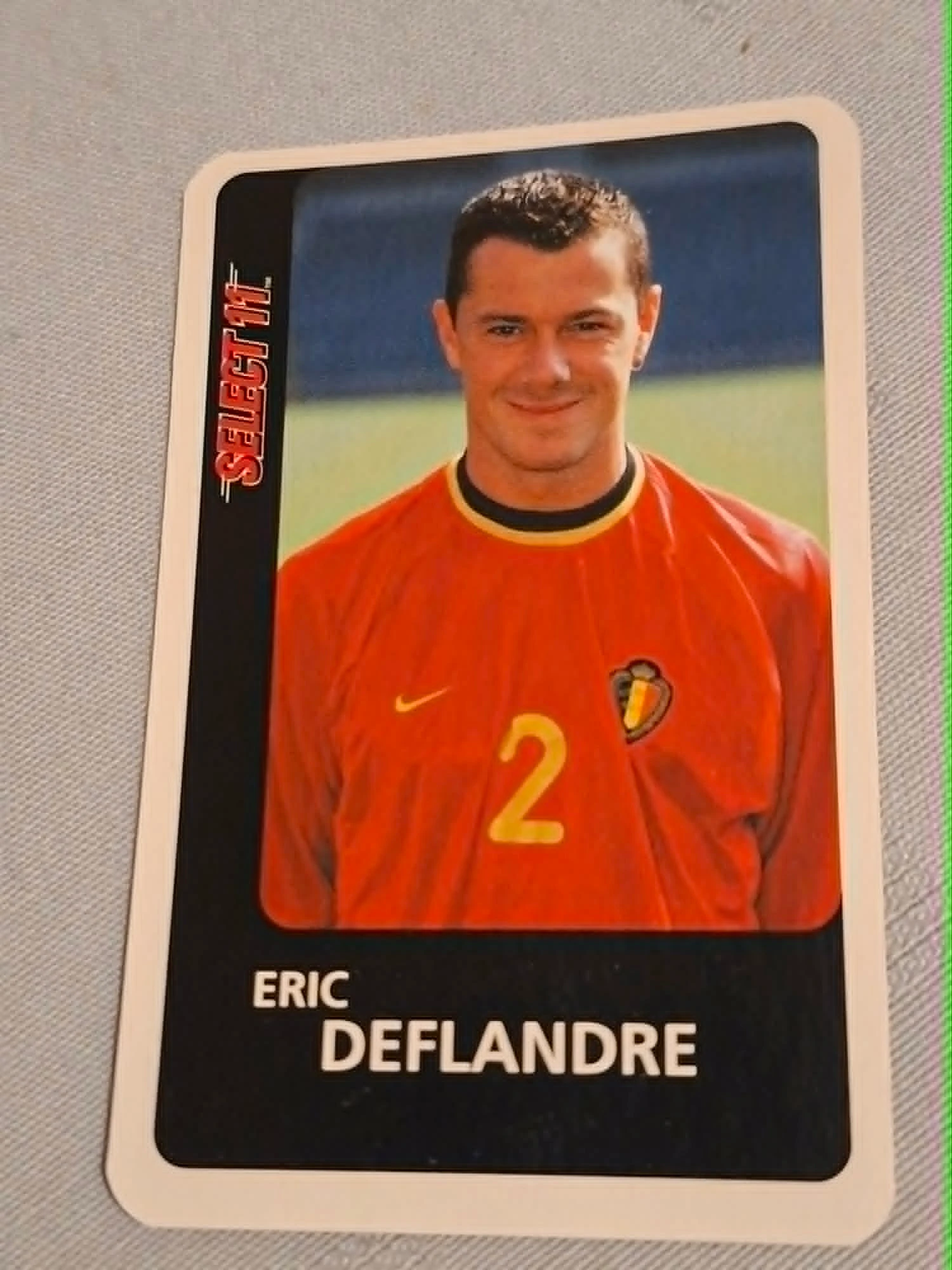 Voetbalkaart : Eric Deflandre / Rode Duivels